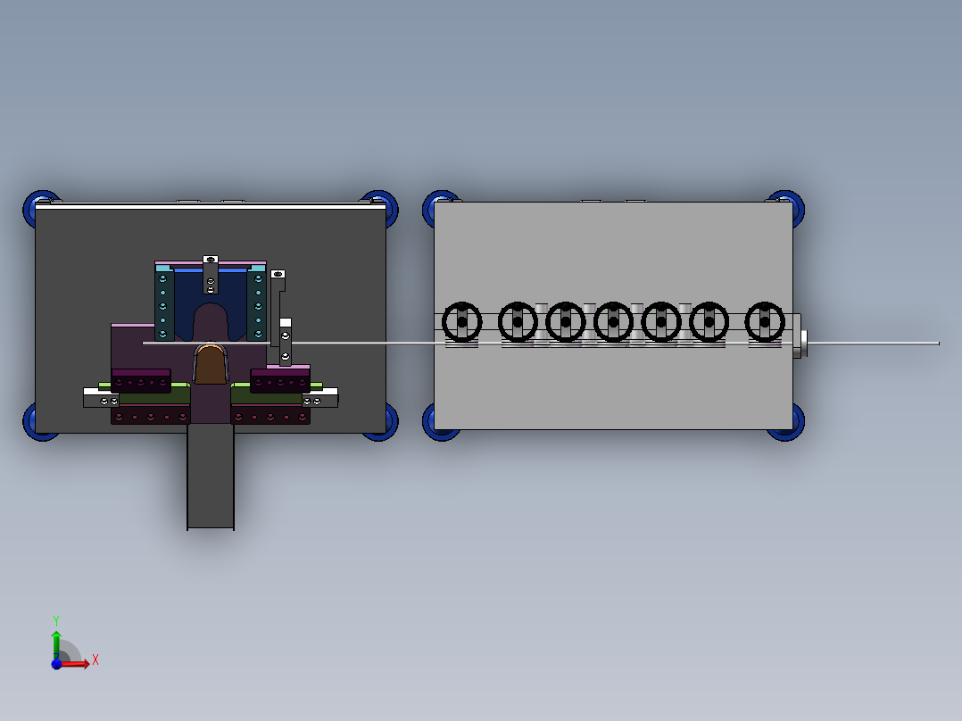 一种铁丝折弯装置设计(1)(1)前视图