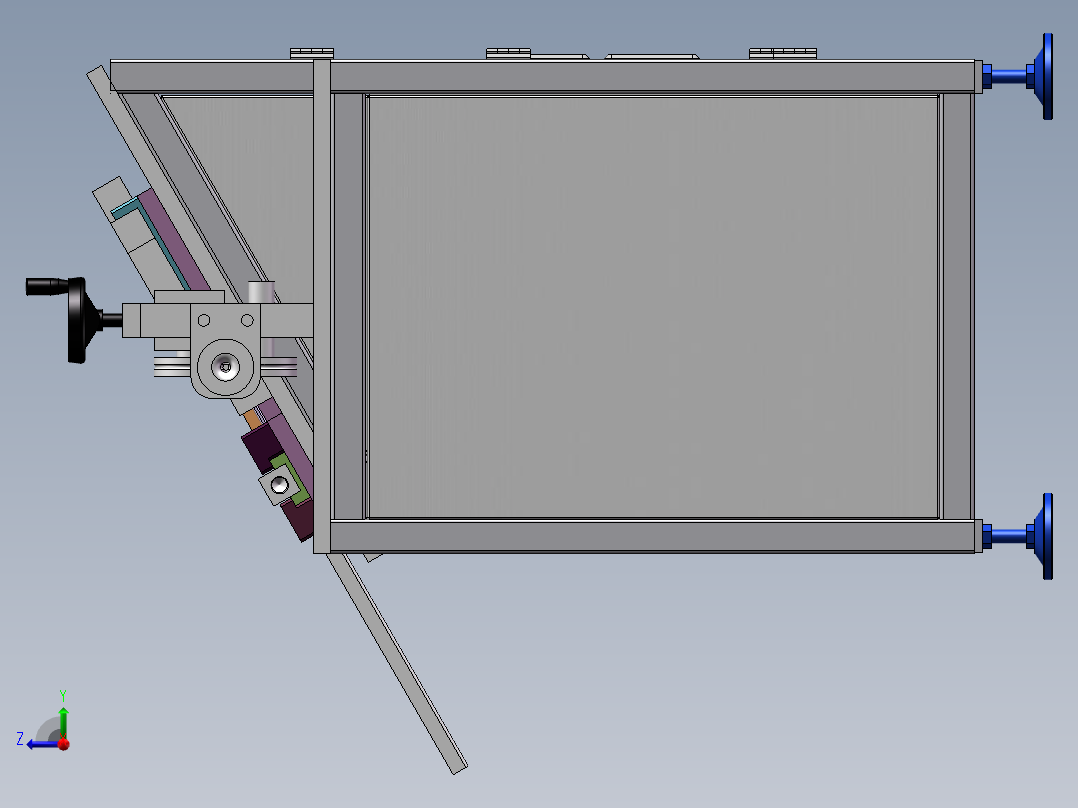 一种铁丝折弯装置设计(1)(1)右视图