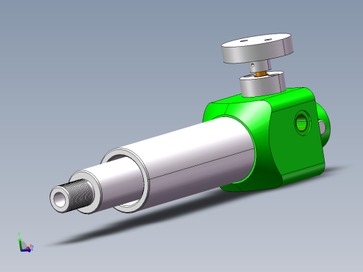 液压缸组件CAD+180+3.29+003