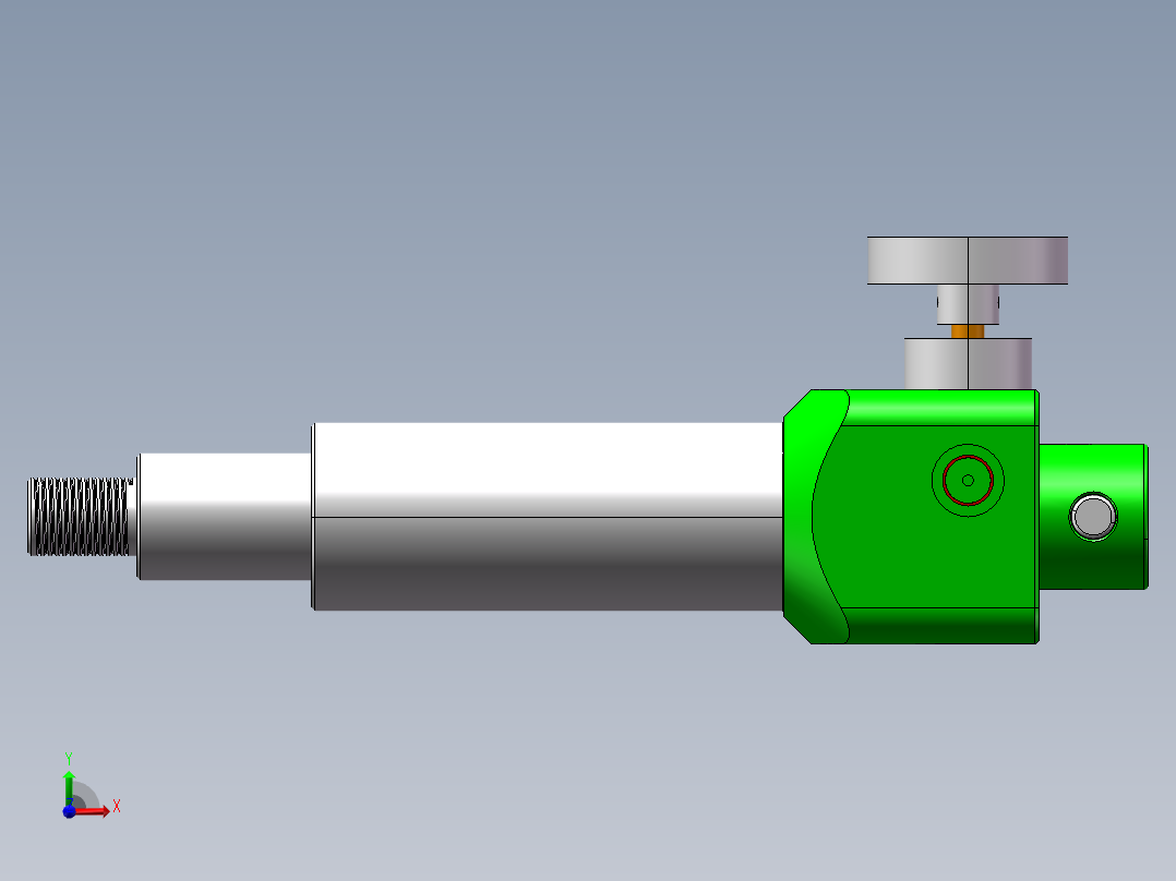 液压缸组件CAD+180+3.29+003前视图