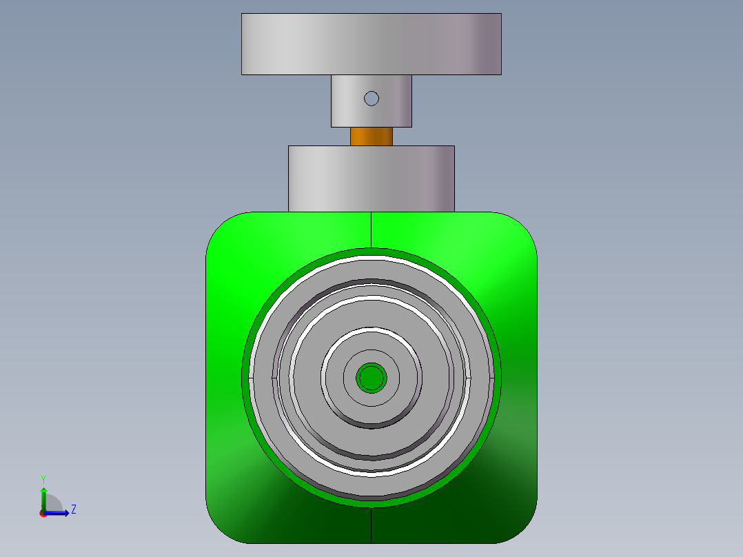 液压缸组件CAD+180+3.29+003左视图