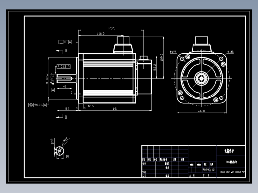 电机MS6H-130TL15B2-21P8（41P8）