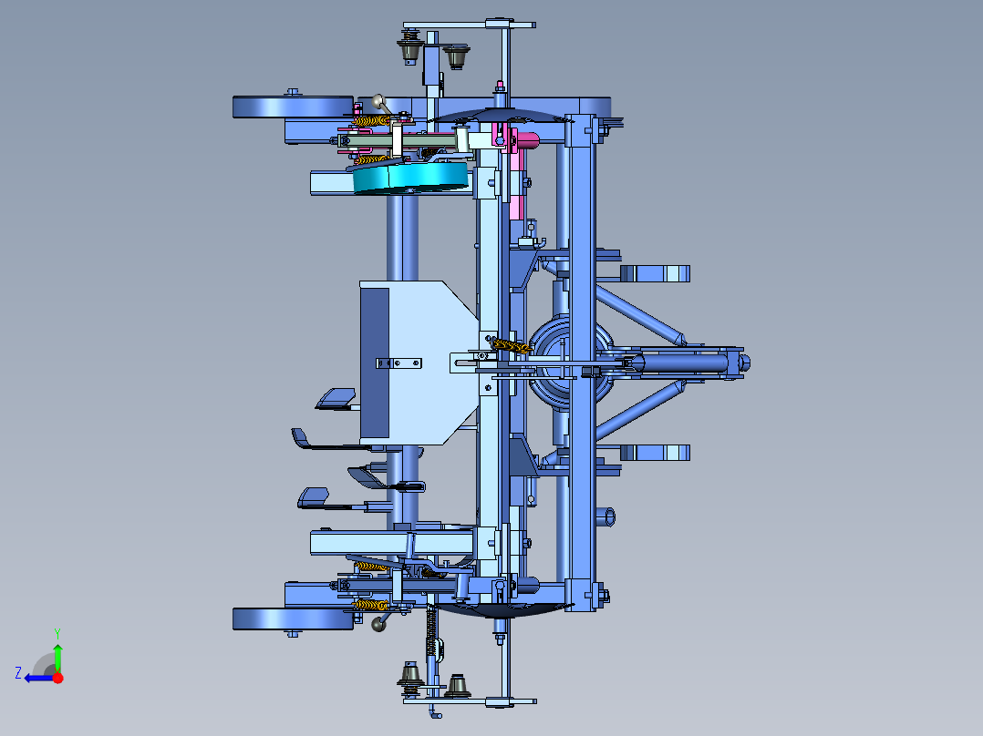 旋耕起垄覆膜机右视图