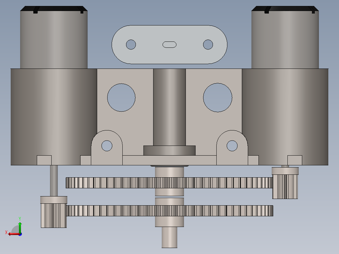 遥控直升机玩具模型rc-helicopter后视图