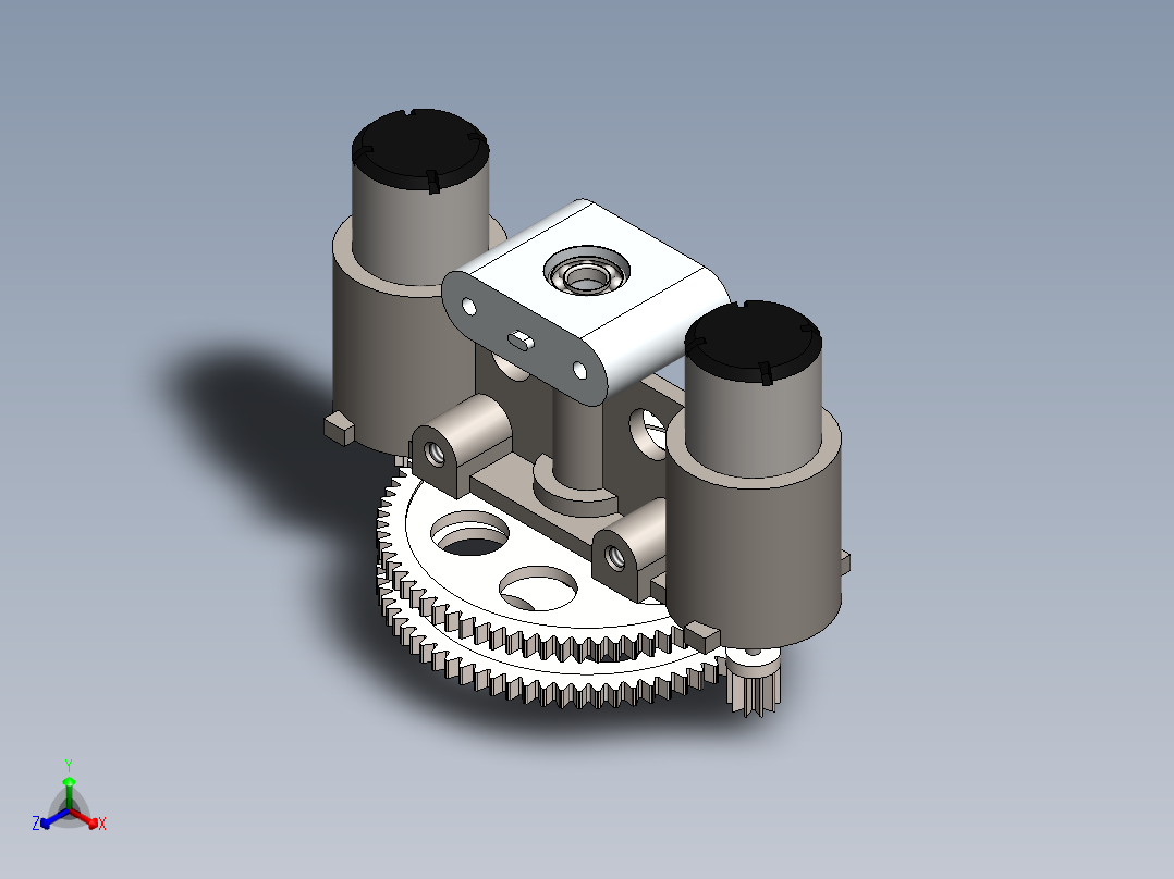 遥控直升机玩具模型rc-helicopter正等轴测图