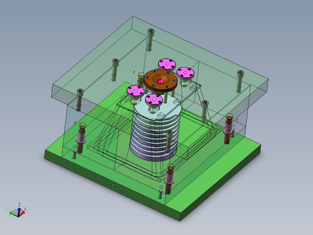 Q255-提篮注塑模具设计【三维SolidWorks】