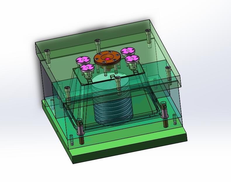 Q255-提篮注塑模具设计【三维SolidWorks】