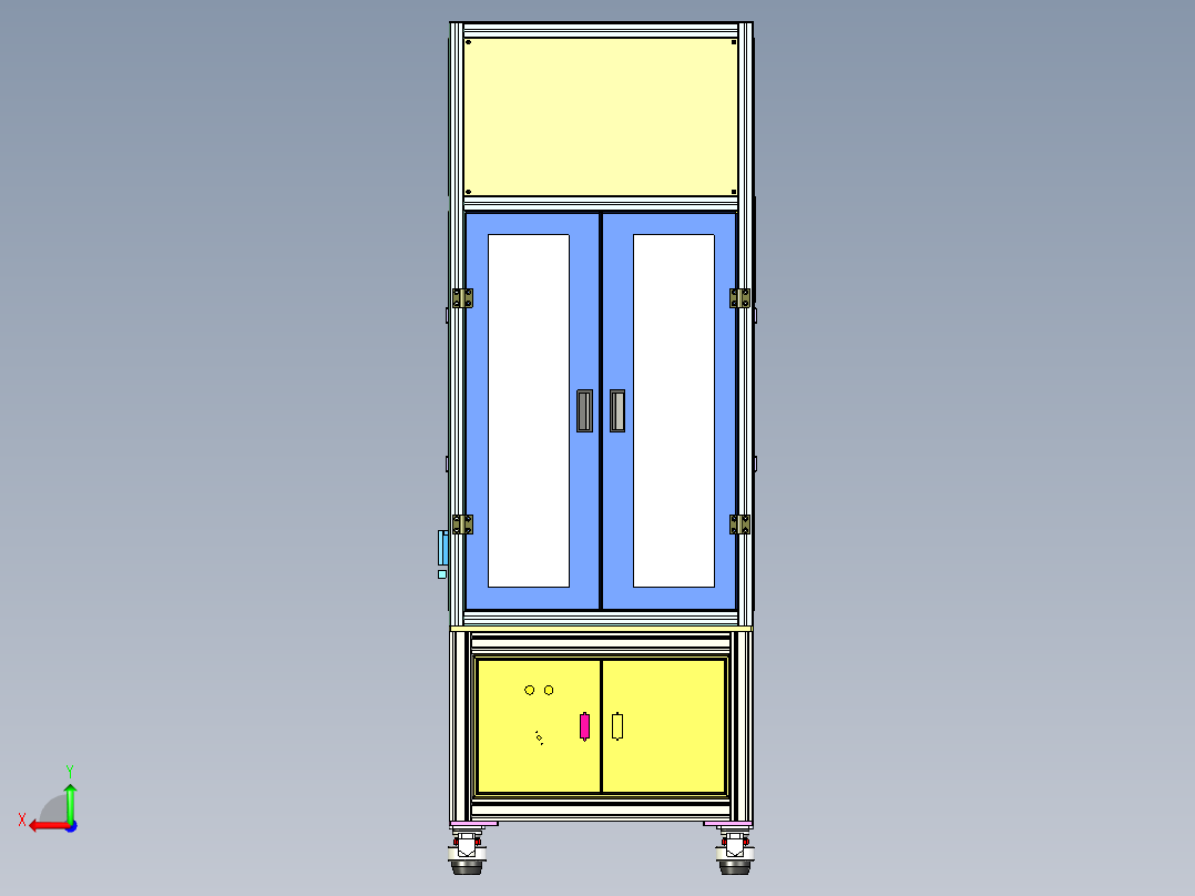 04水杯杯盖泄漏测试设备后视图
