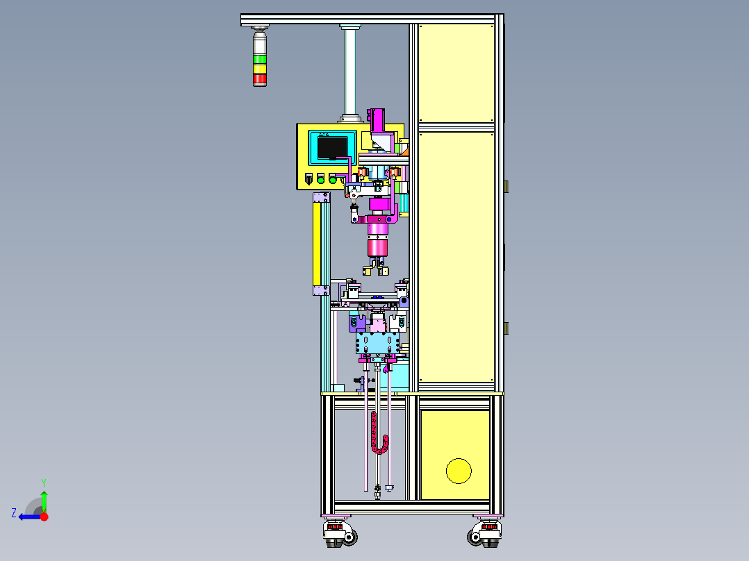 04水杯杯盖泄漏测试设备右视图