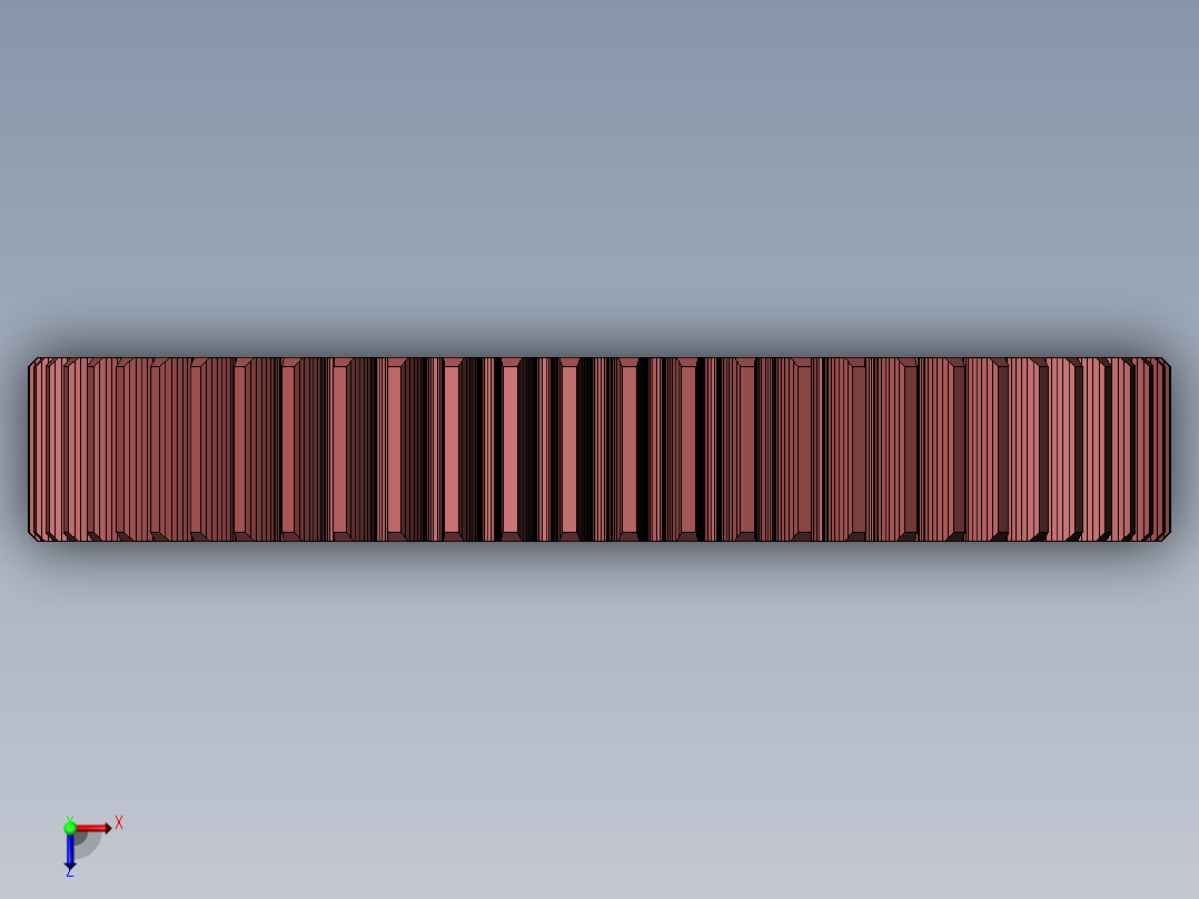 大齿轮 m=2 z=60俯视图