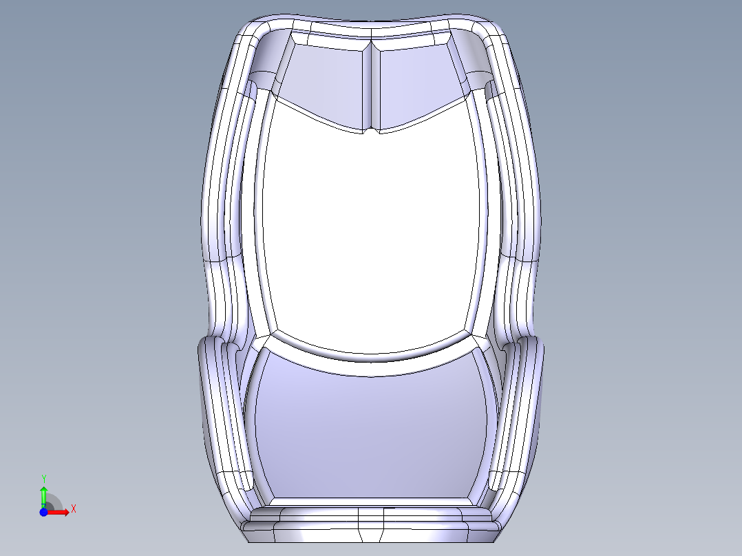跑车座椅设计sports-car-seat-design-stp前视图