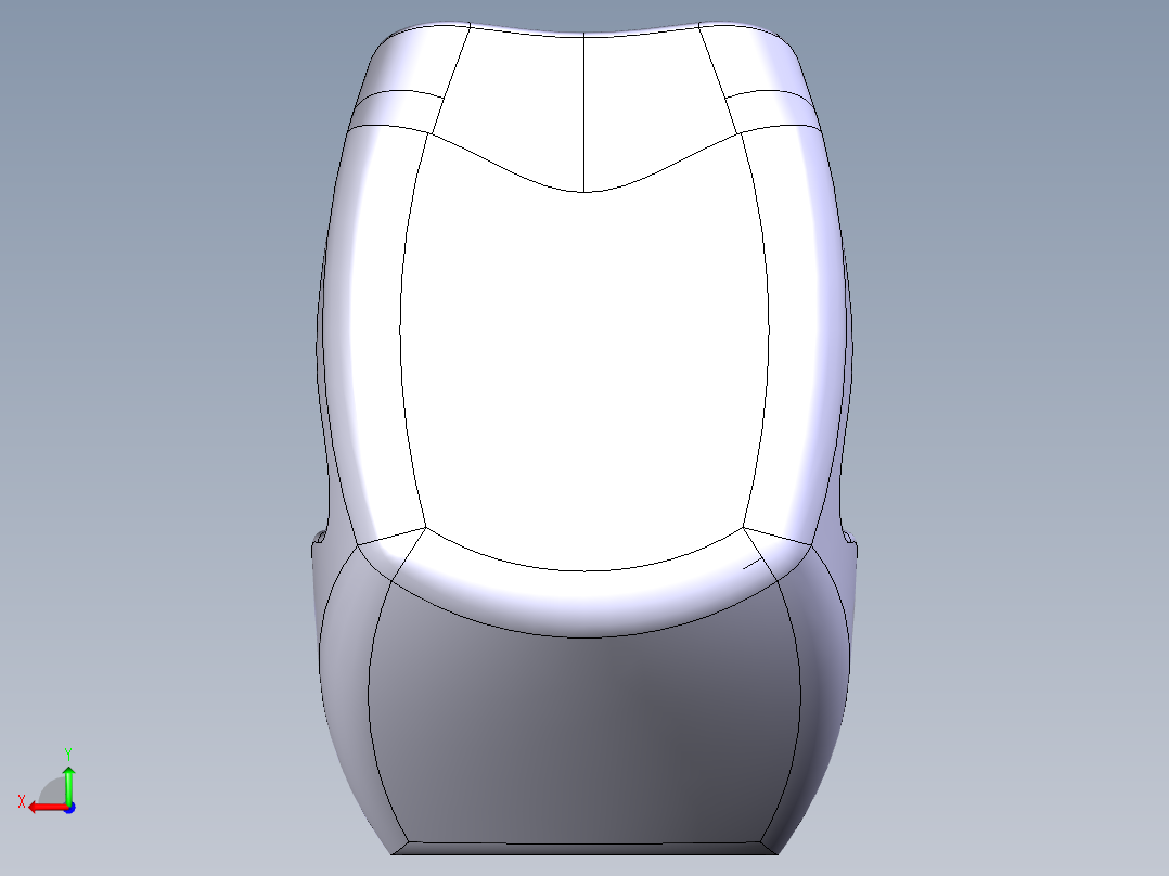 跑车座椅设计sports-car-seat-design-stp后视图