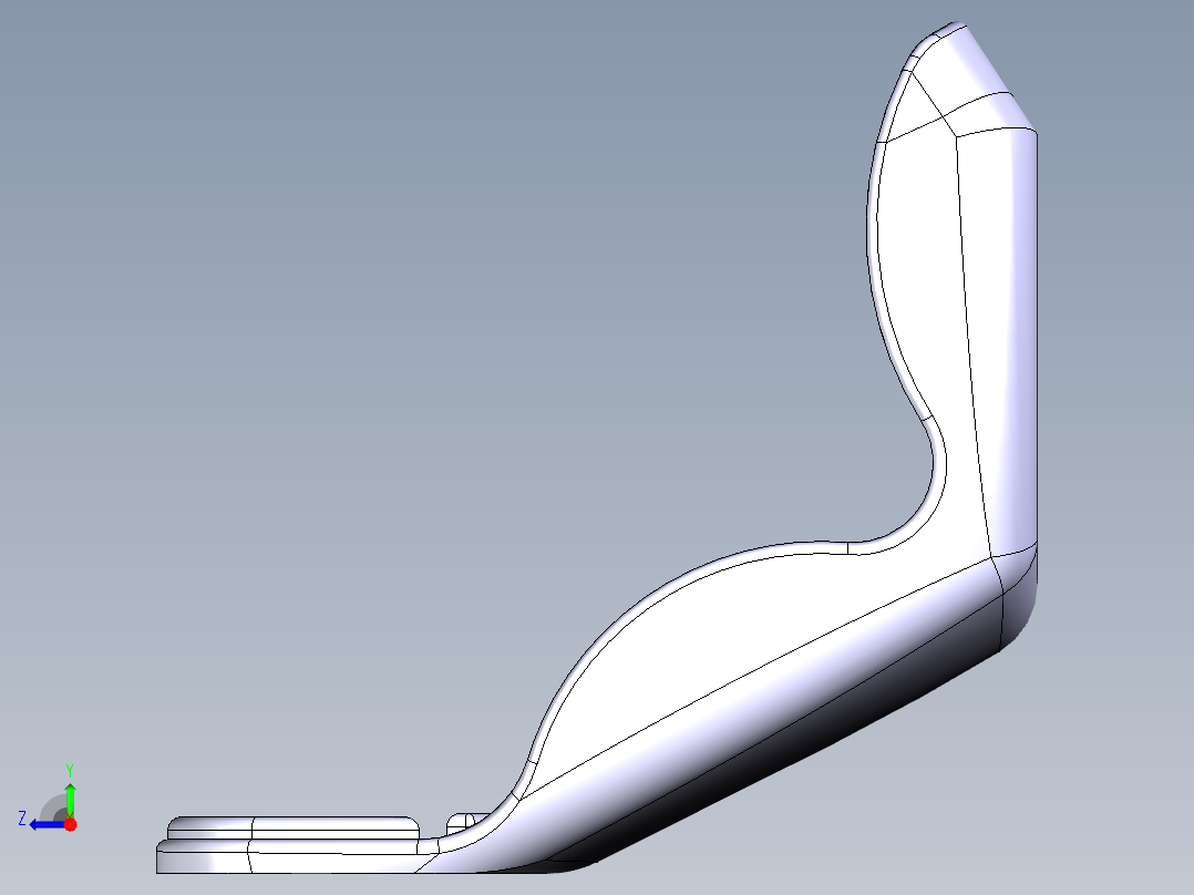 跑车座椅设计sports-car-seat-design-stp右视图