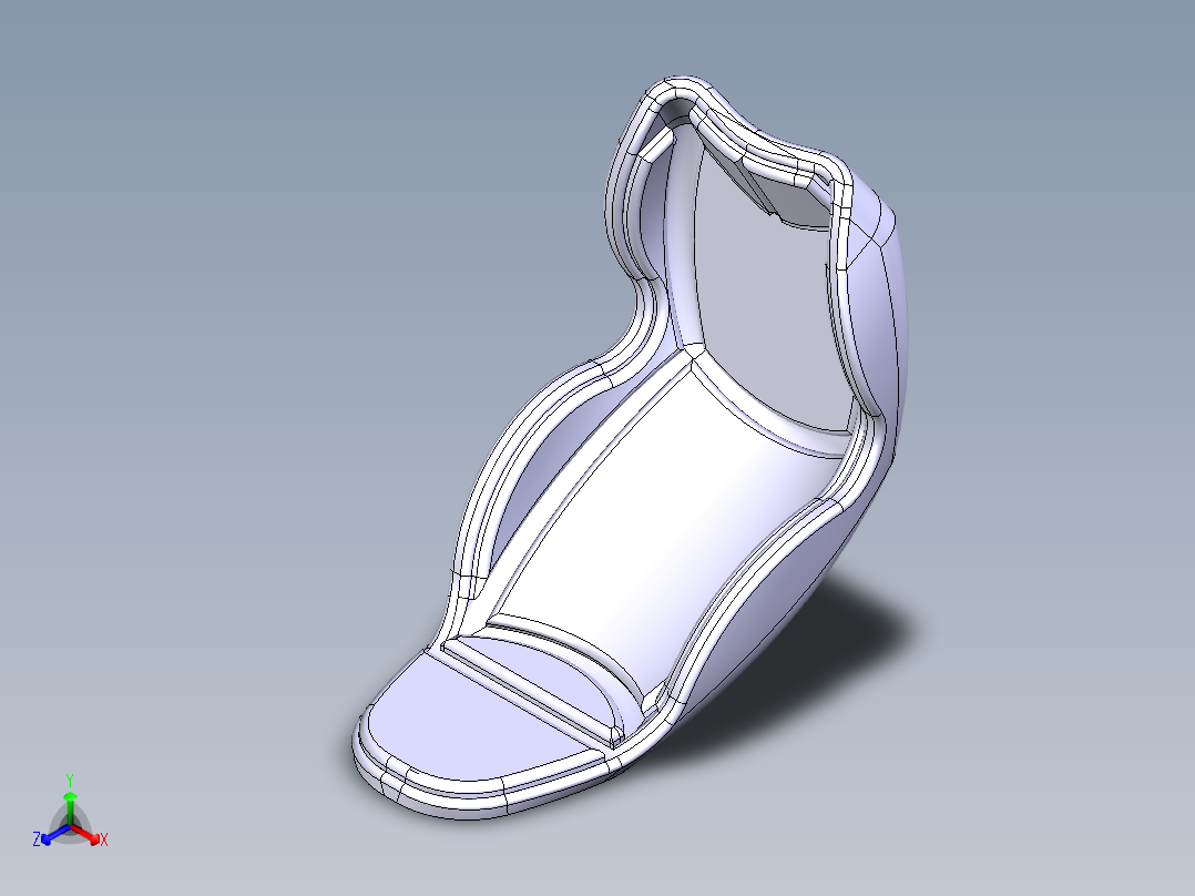 跑车座椅设计sports-car-seat-design-stp正等轴测图