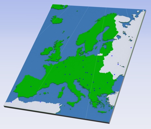 欧洲地图-所有首都都在缩略图