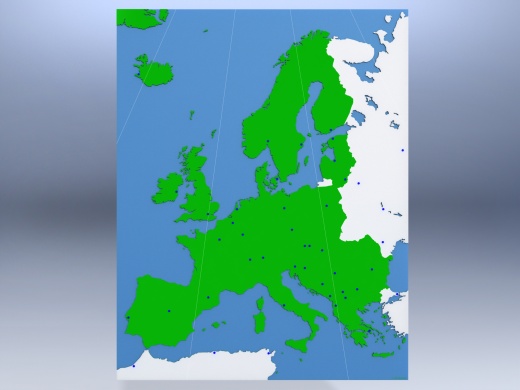 欧洲地图-所有首都都在缩略图