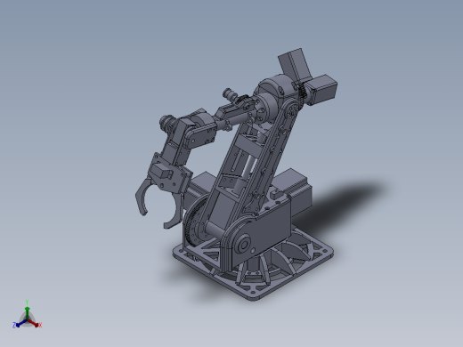 6轴步进机器人设计模型235045==30