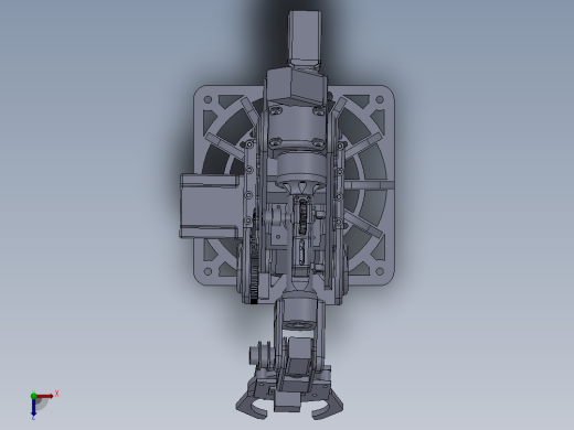 6轴步进机器人设计模型235045==30俯视缩略图