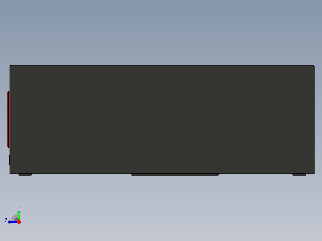 光纤交换机右视图