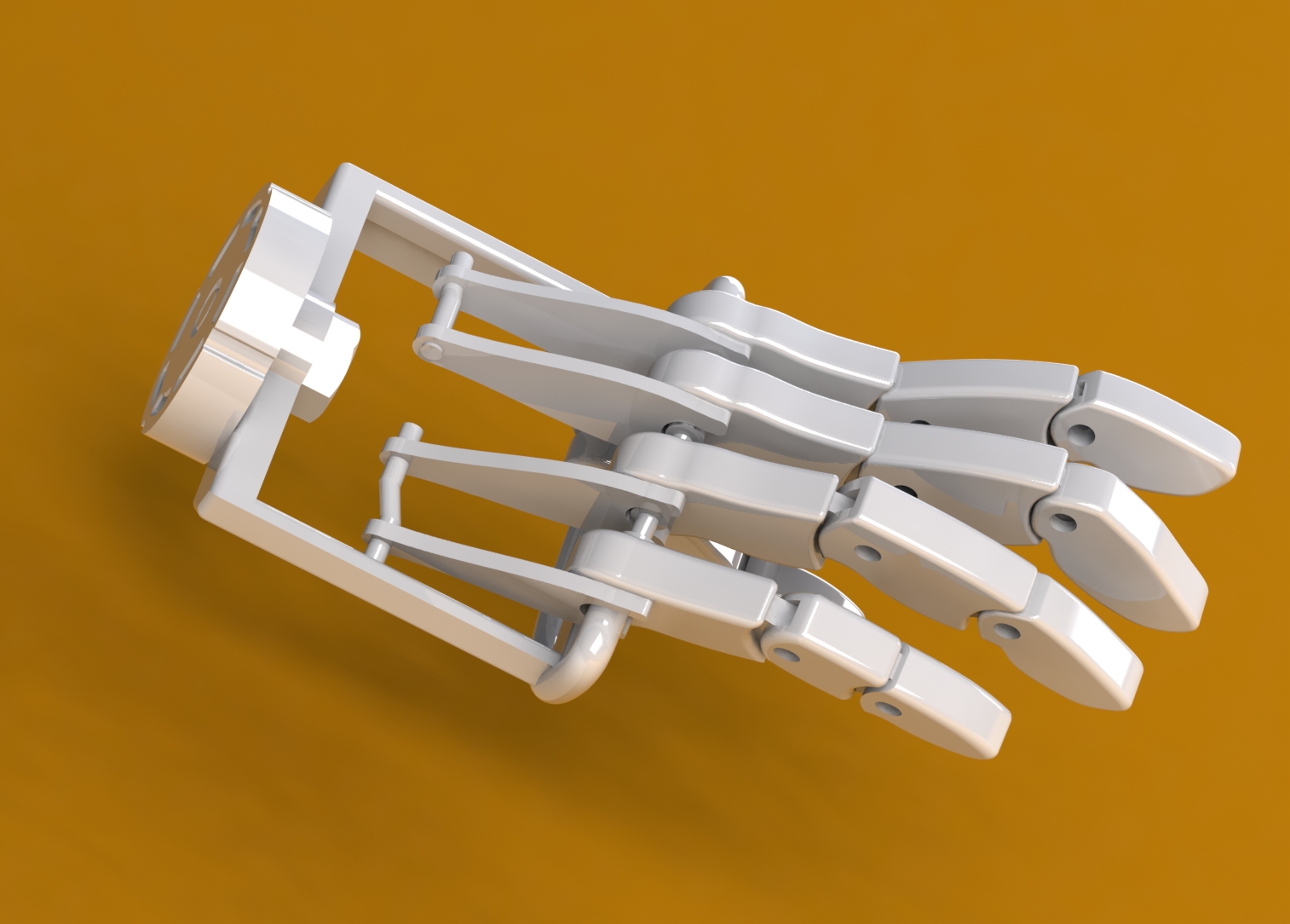 Prosthetic仿生假手掌简易结构