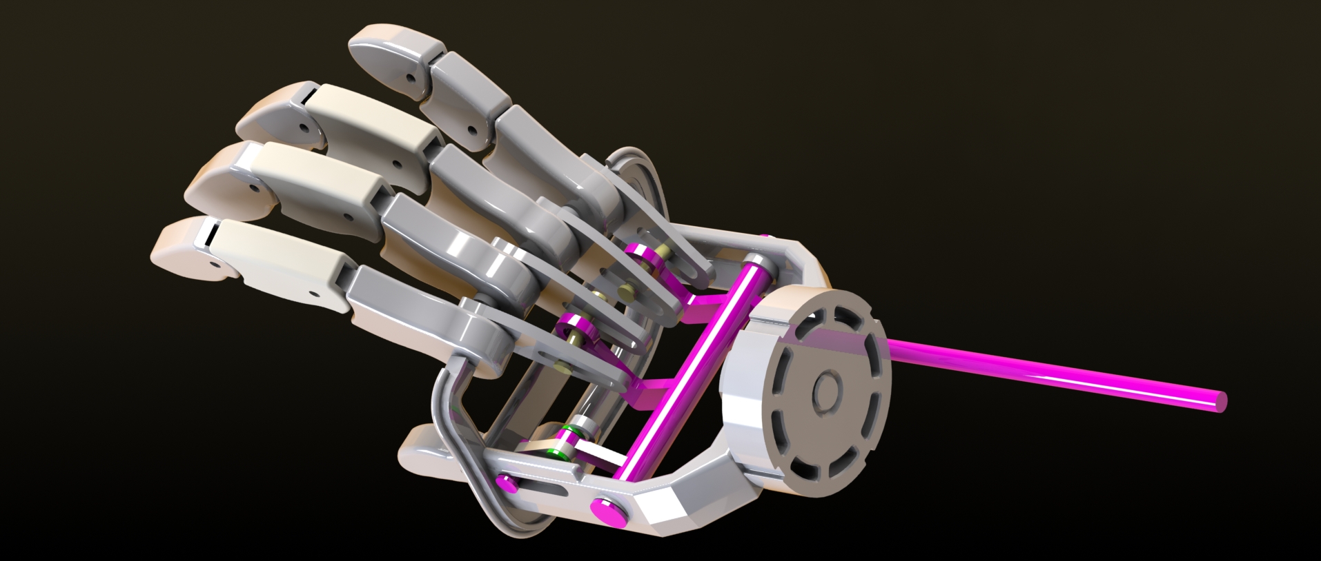 Prosthetic仿生假手掌简易结构