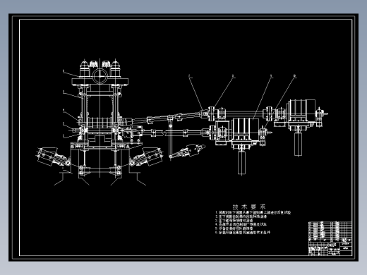 JS003-1150开坯机主传动设计
