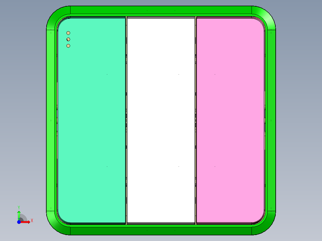 飞利浦-三开开关 STP前视图