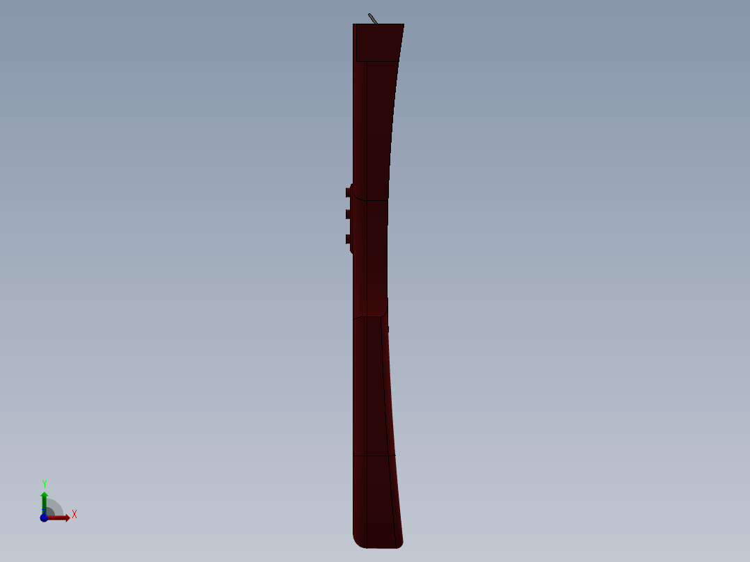 土豆胡萝卜手动削皮器-SW前视图