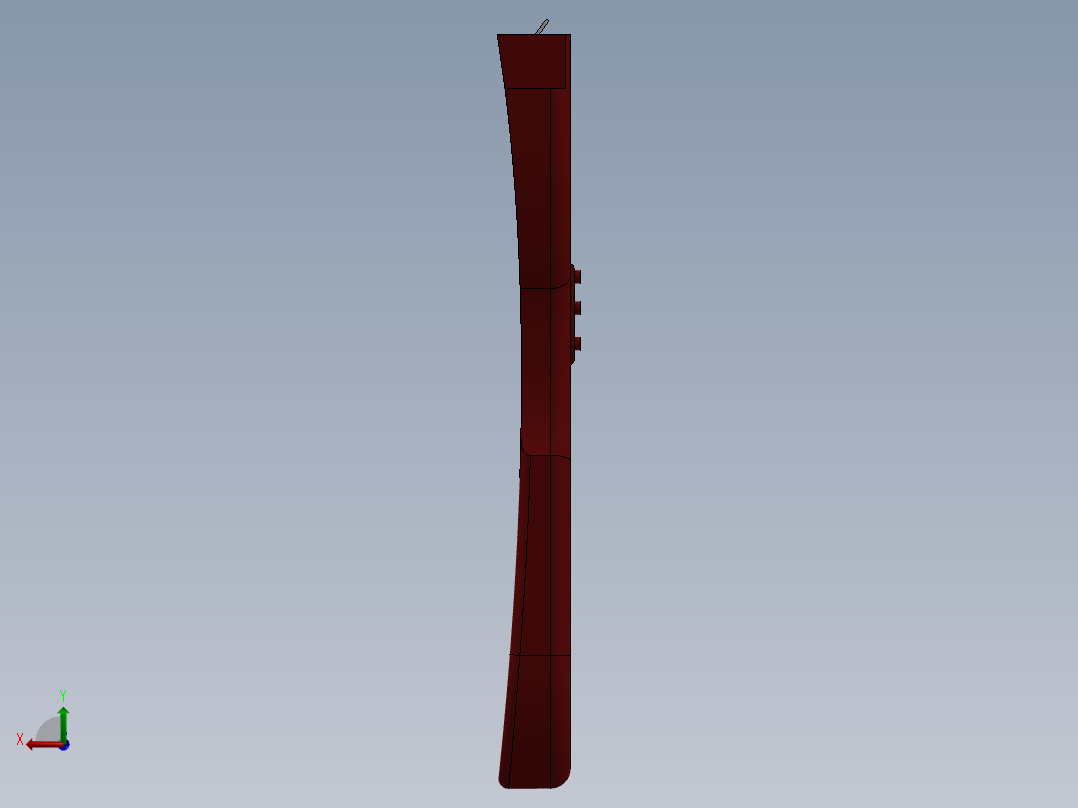 土豆胡萝卜手动削皮器-SW后视图