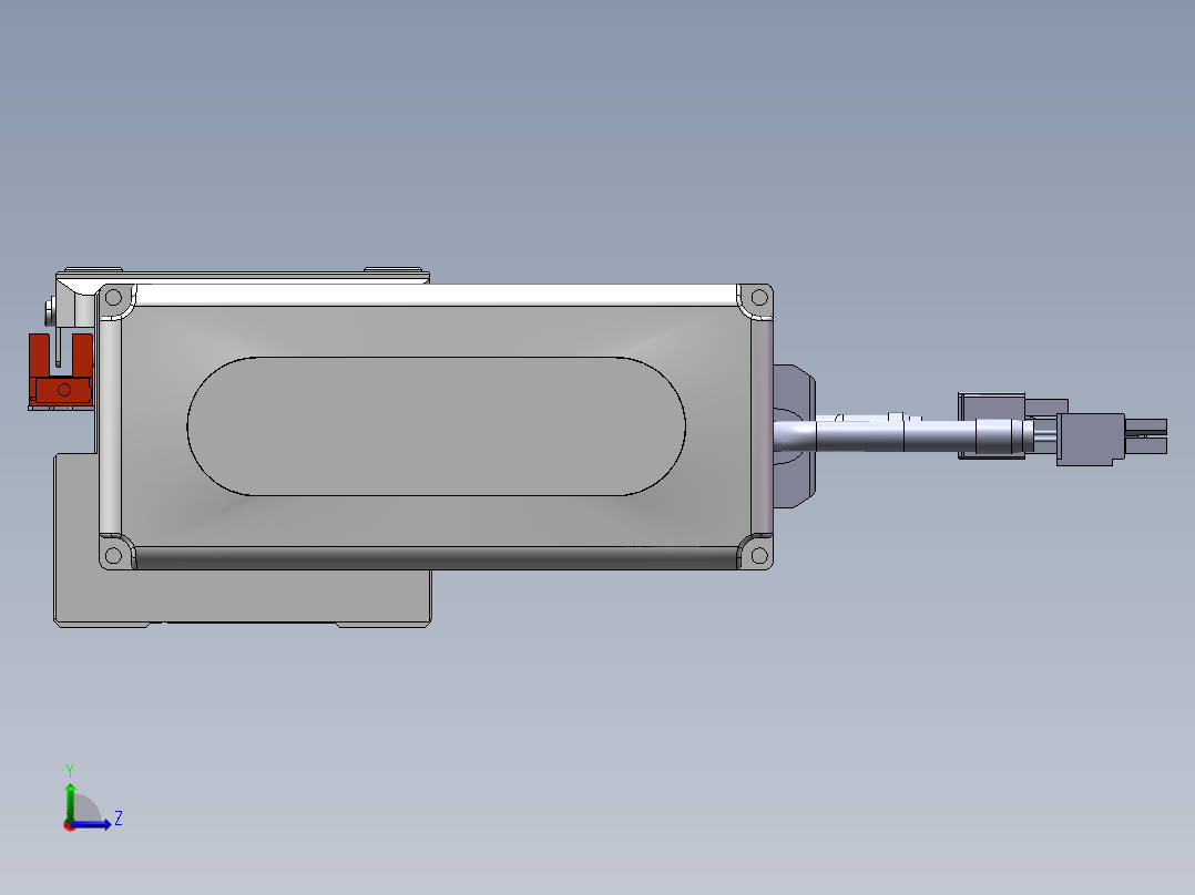 内嵌式直线模组XGG8左视图