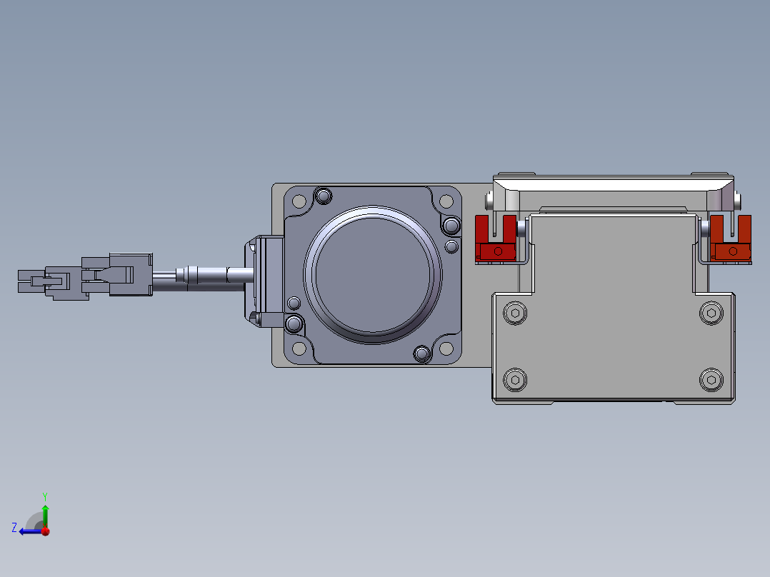 内嵌式直线模组XGG8右视图