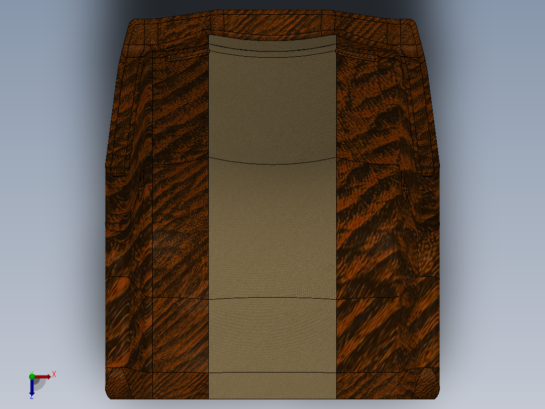 汽车座椅 (81)俯视图