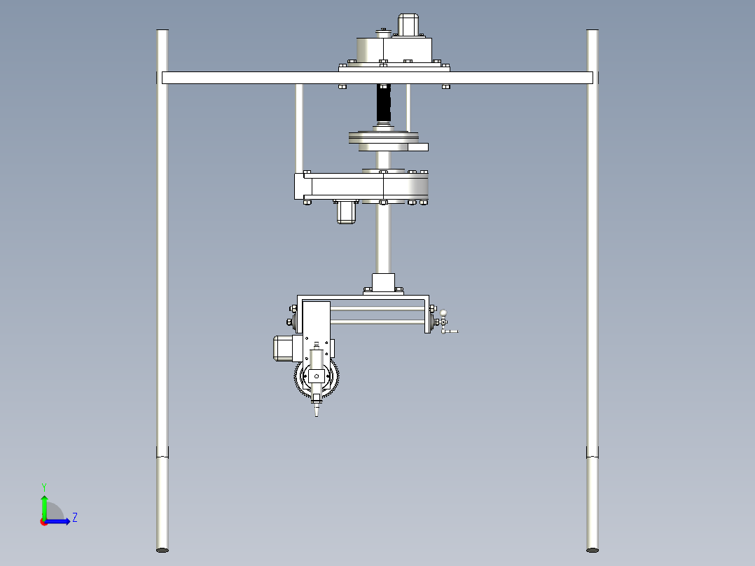 小型切割机船体甲板切割机1133214左视图