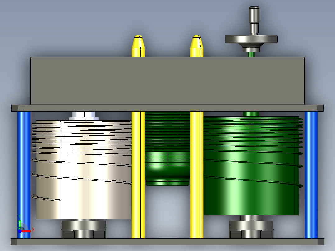碗分离机step前视图