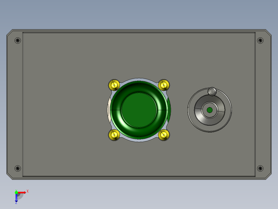 碗分离机step俯视图