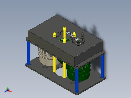 碗分离机step正等轴测缩略图