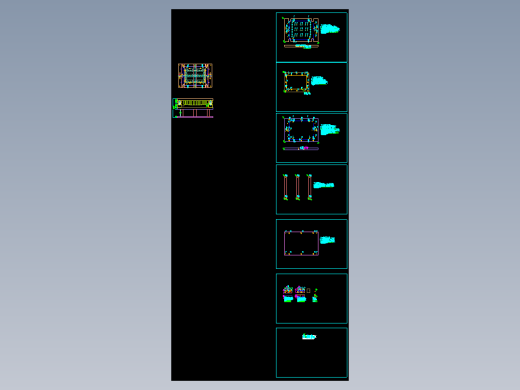 3C类电脑外壳整形模具设计图