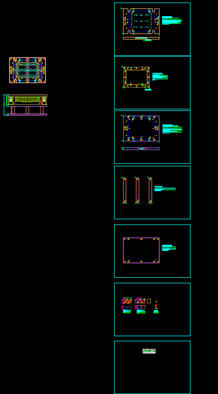 3C类电脑外壳整形模具设计图