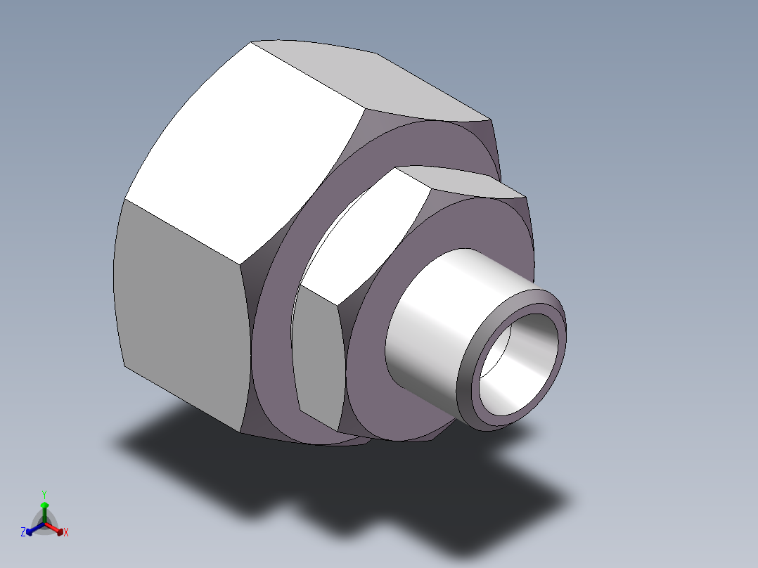 直通变径接头、2C-14-26主视图