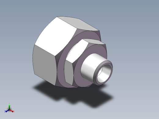 直通变径接头、2C-14-26正等轴测缩略图