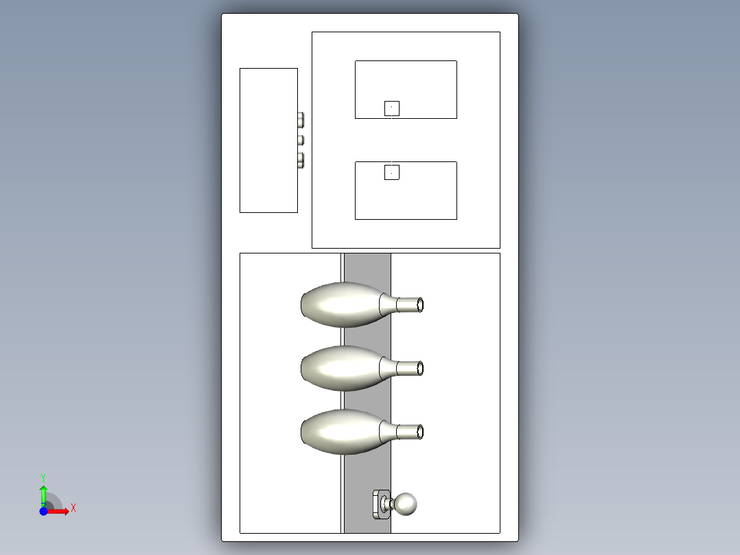 感过电流漏电安全体感台前视图