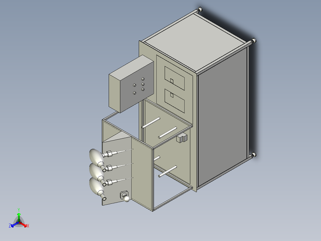 感过电流漏电安全体感台正等轴测图