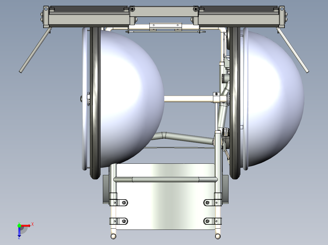 A3003349-轮椅训练器俯视图