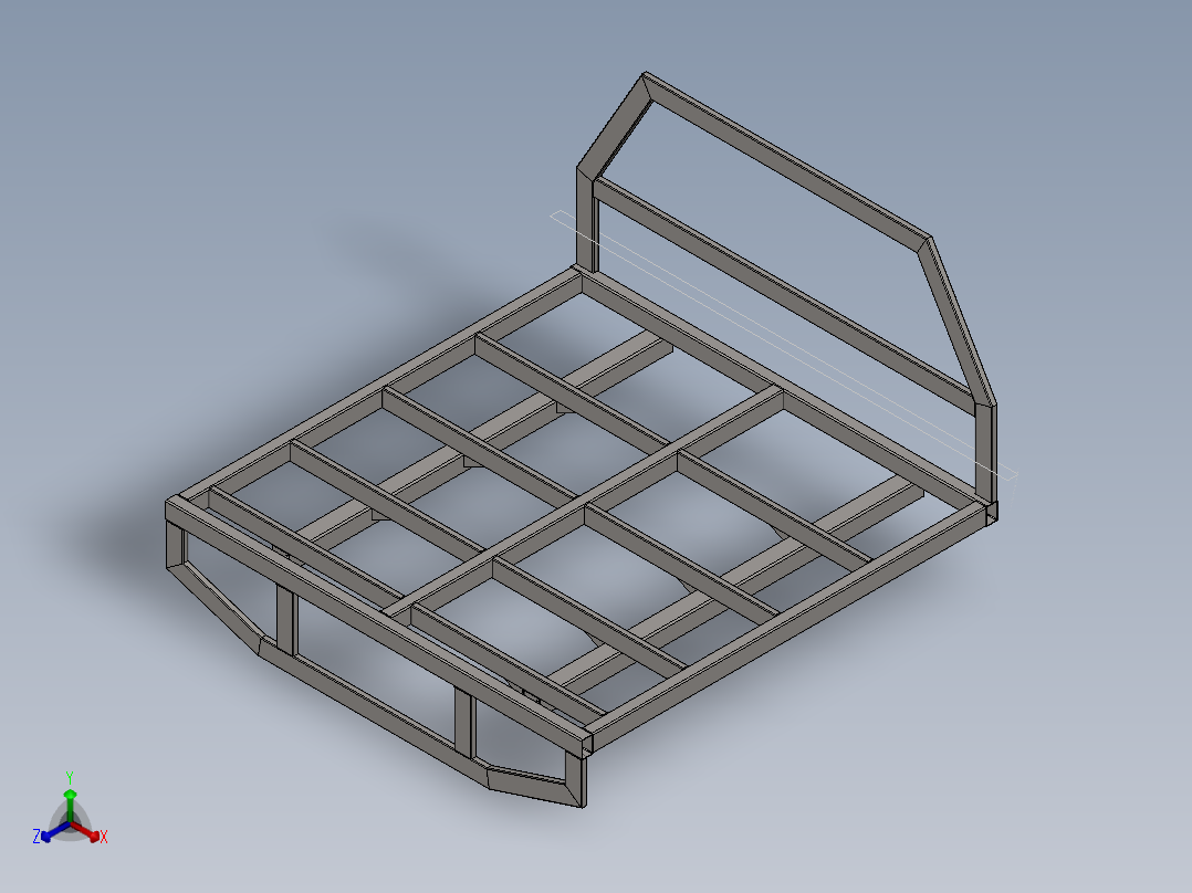 托盘架1正等轴测图