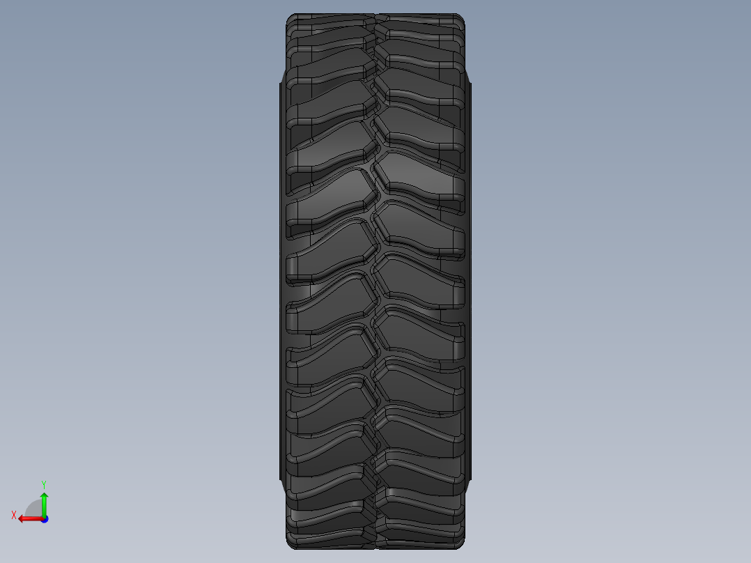 轮毂、轮胎(38)后视图