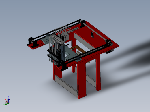6头涂胶伺服同步带XY坐标机械手