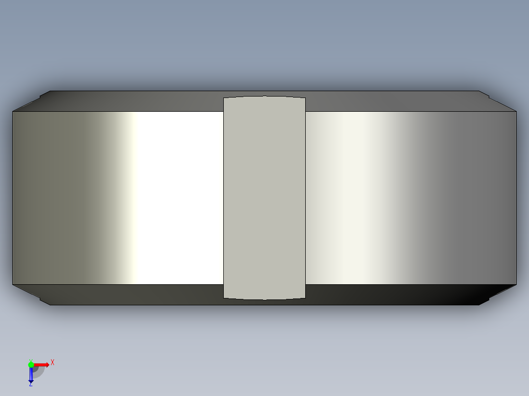 HLBM12轴承锁紧套俯视图