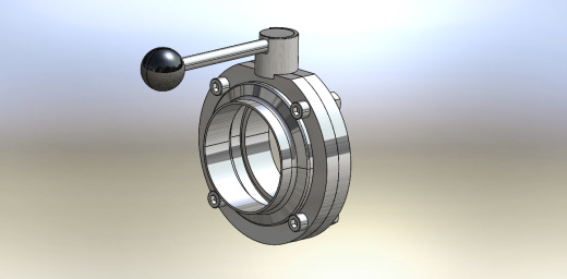DIN100手动蝶阀缩略图
