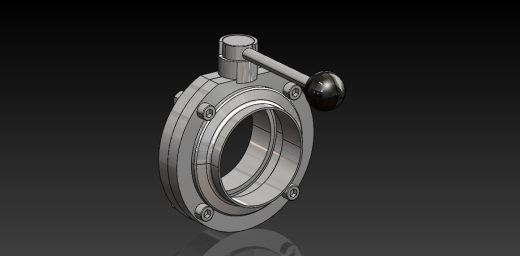 DIN100手动蝶阀缩略图