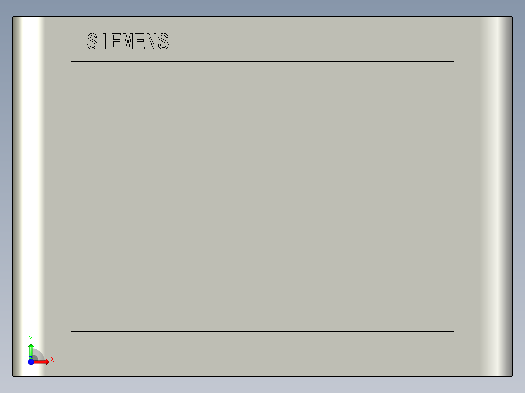 000西门子7英寸操作面板-TLZC前视图